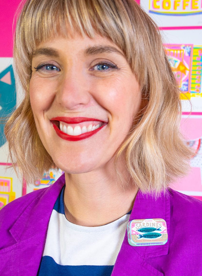 Sardine Tin Brooch The Printed Peanut