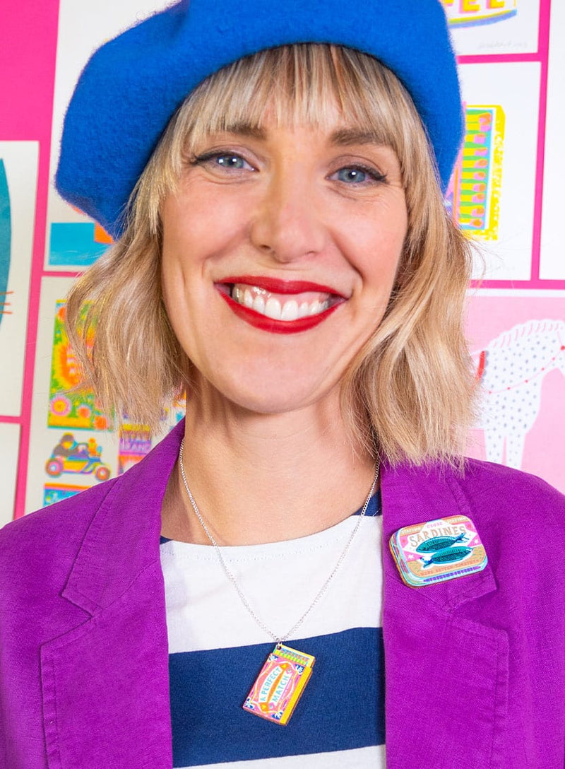 Sardine Tin Jewellery The Printed Peanut Louise Lockhart