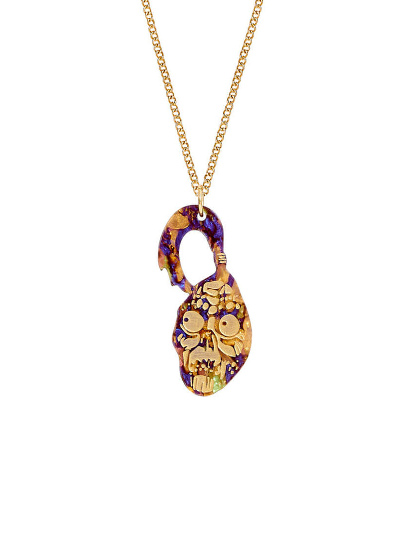 Beetlejuice Shrunken Head Pendant