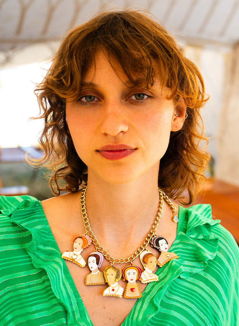 Six Wives Statement Necklace