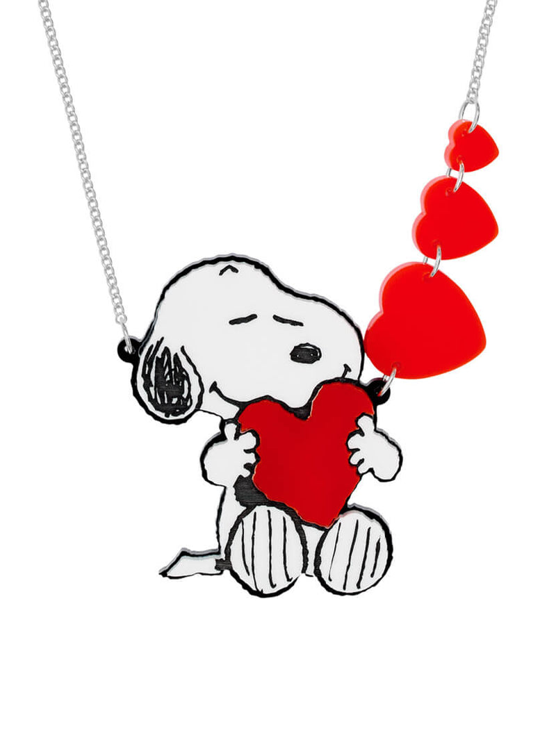 Snoopy Love Heart Necklace