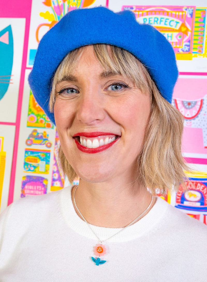 Springtime Flower Pendant Necklace