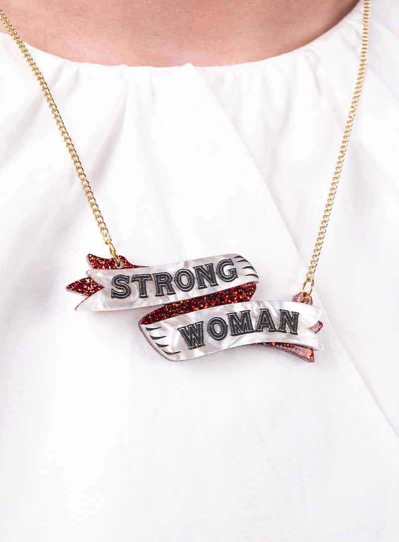 Strong Woman Necklace by Tatty Devine