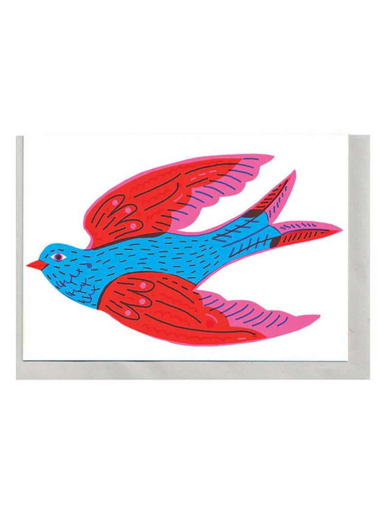 The Printed Peanut - Blue Bird Card