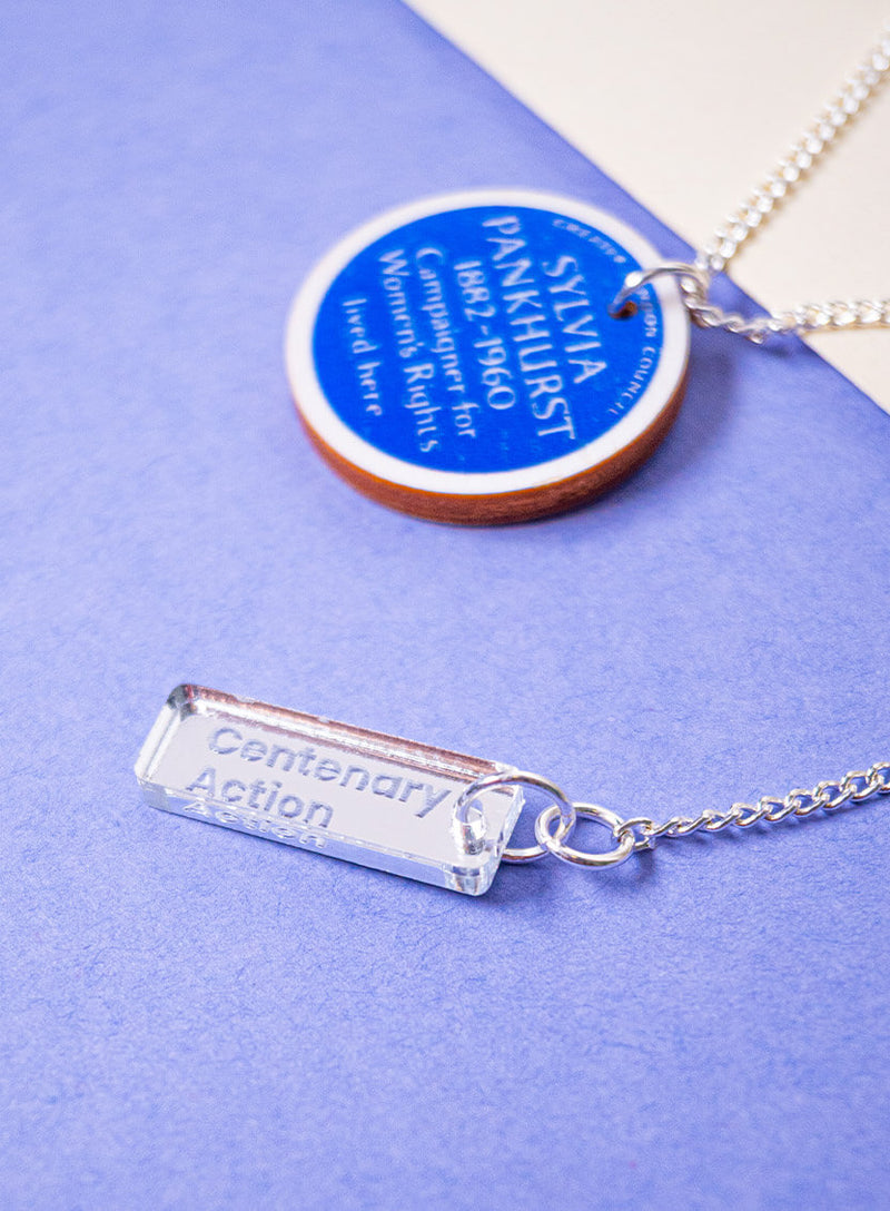 Sylvia Pankhurst Plaque Pendant