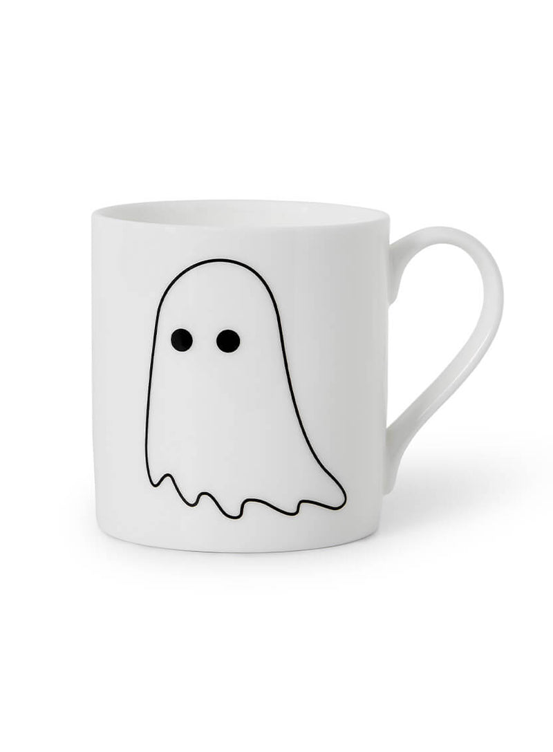 Tatty Devine Ghost Mug - White