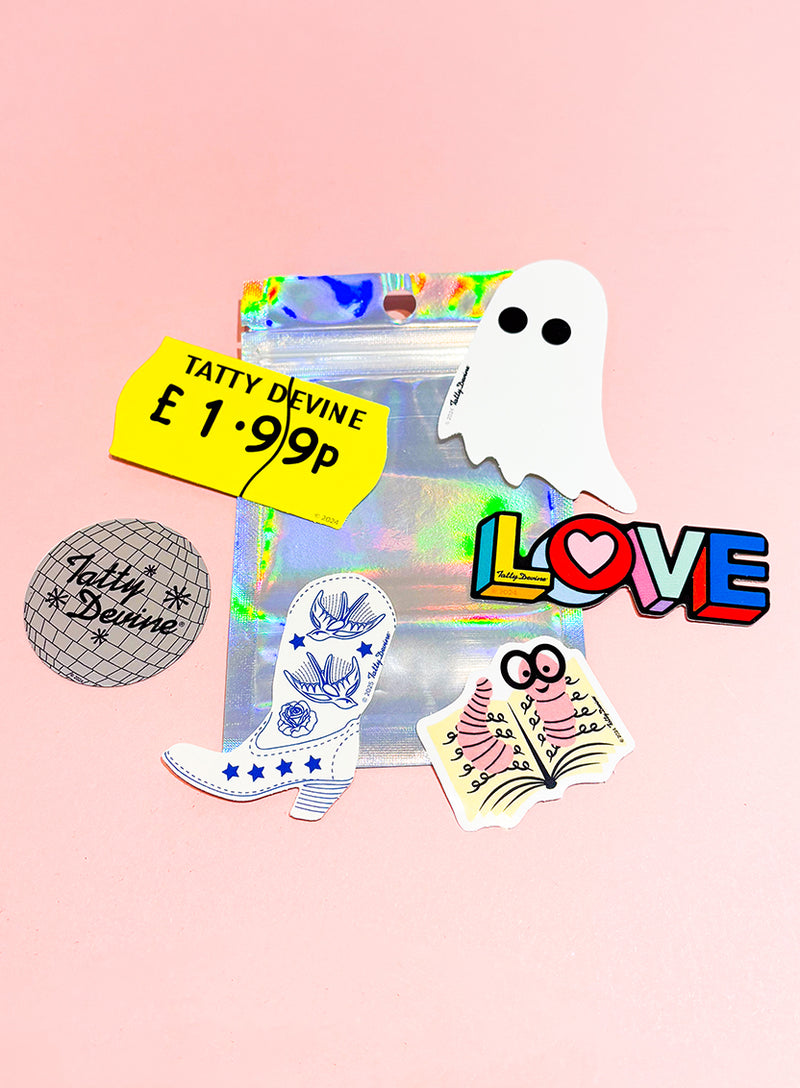 Tatty Devine Classic Sticker Pack