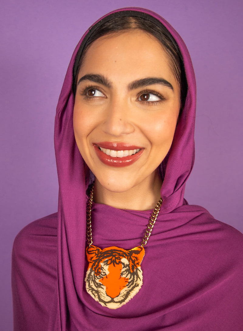 Tiger Necklace - Recycled