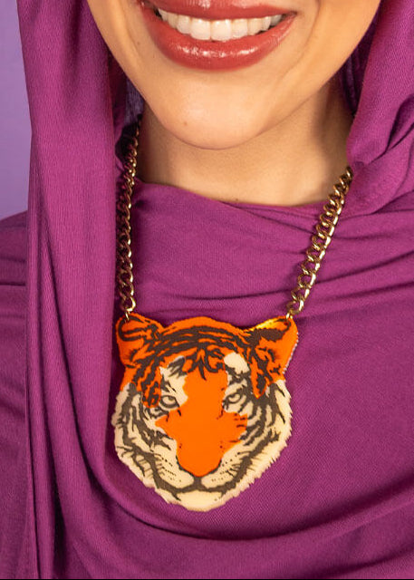 Tiger Necklace - Recycled