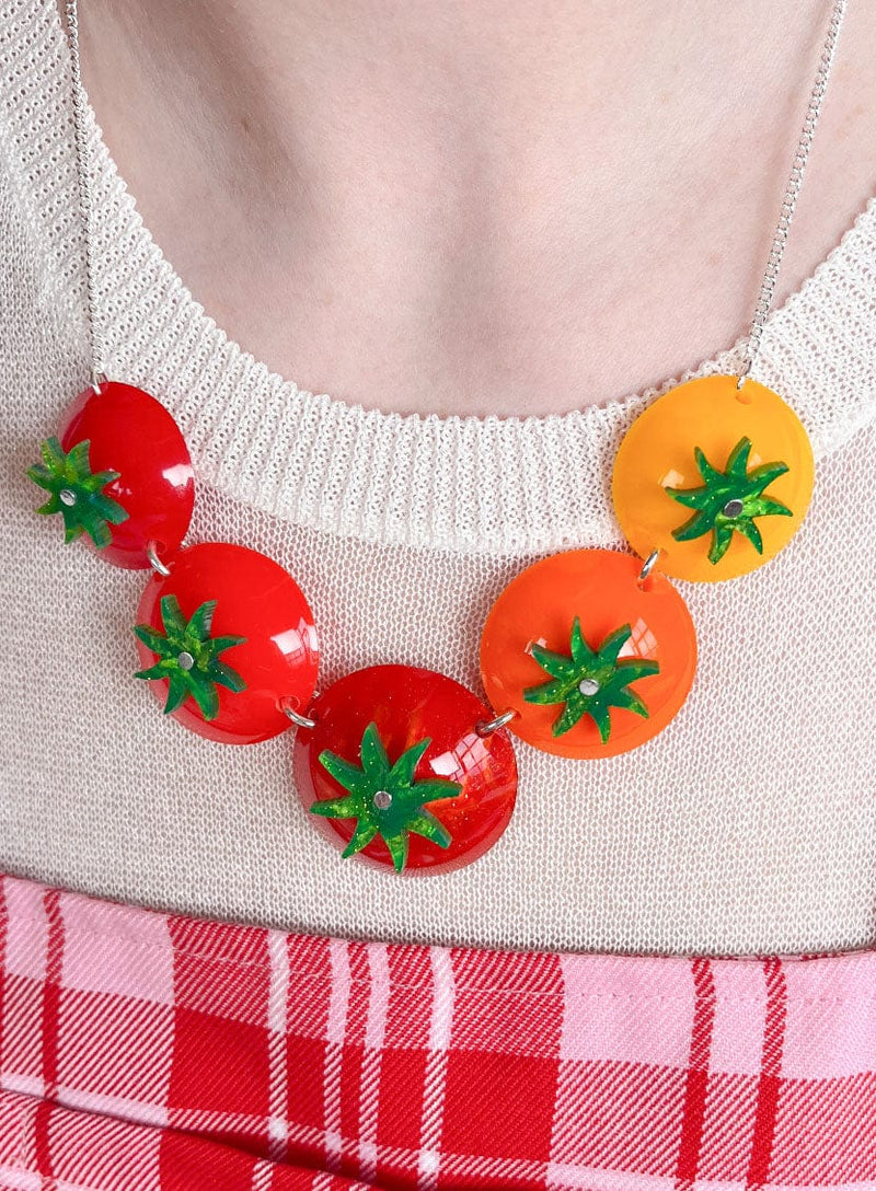 Tatty Devine Tomato Link Necklace