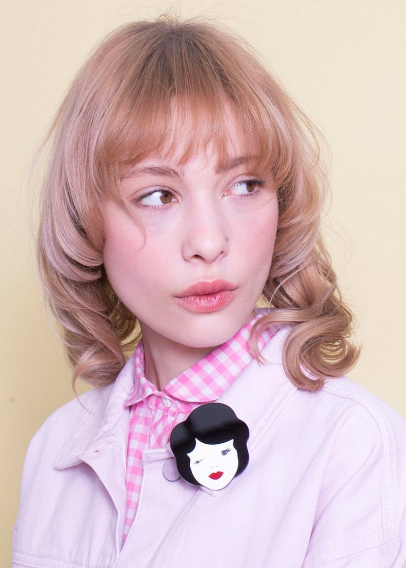 Tatty Devine Vintage Lady Brooch