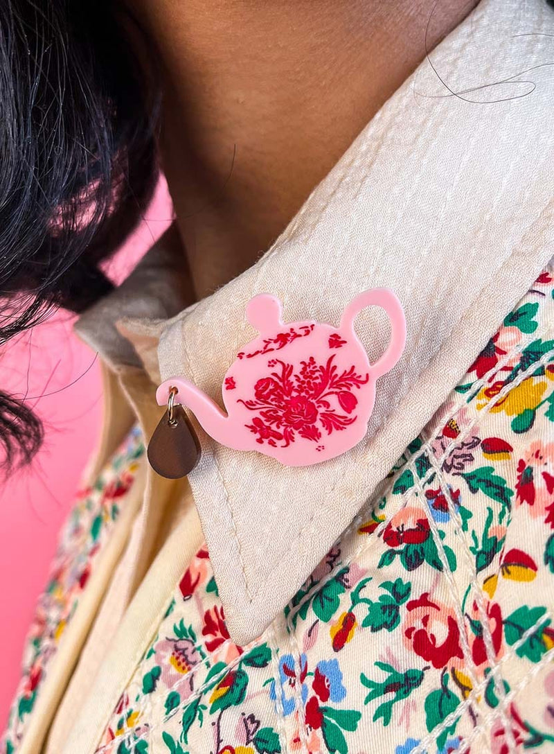 Tatty Devine Vintage Teapot Brooch
