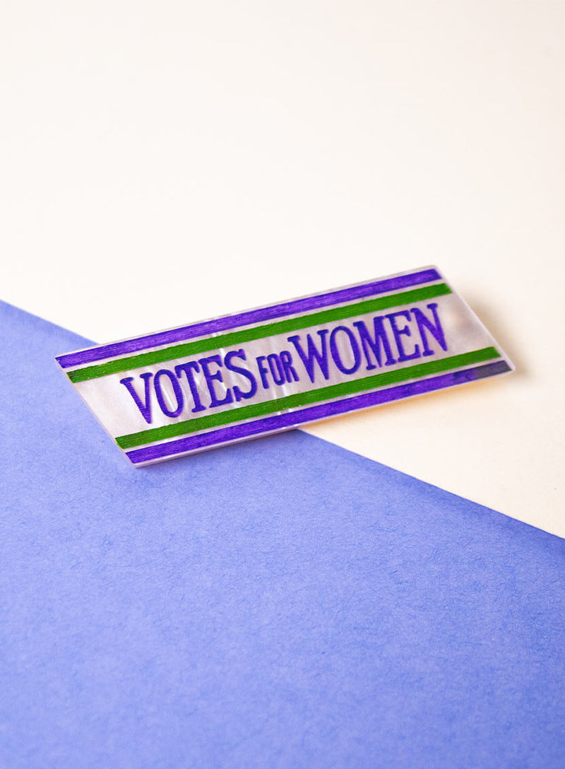 Votes For Women Sash Brooch