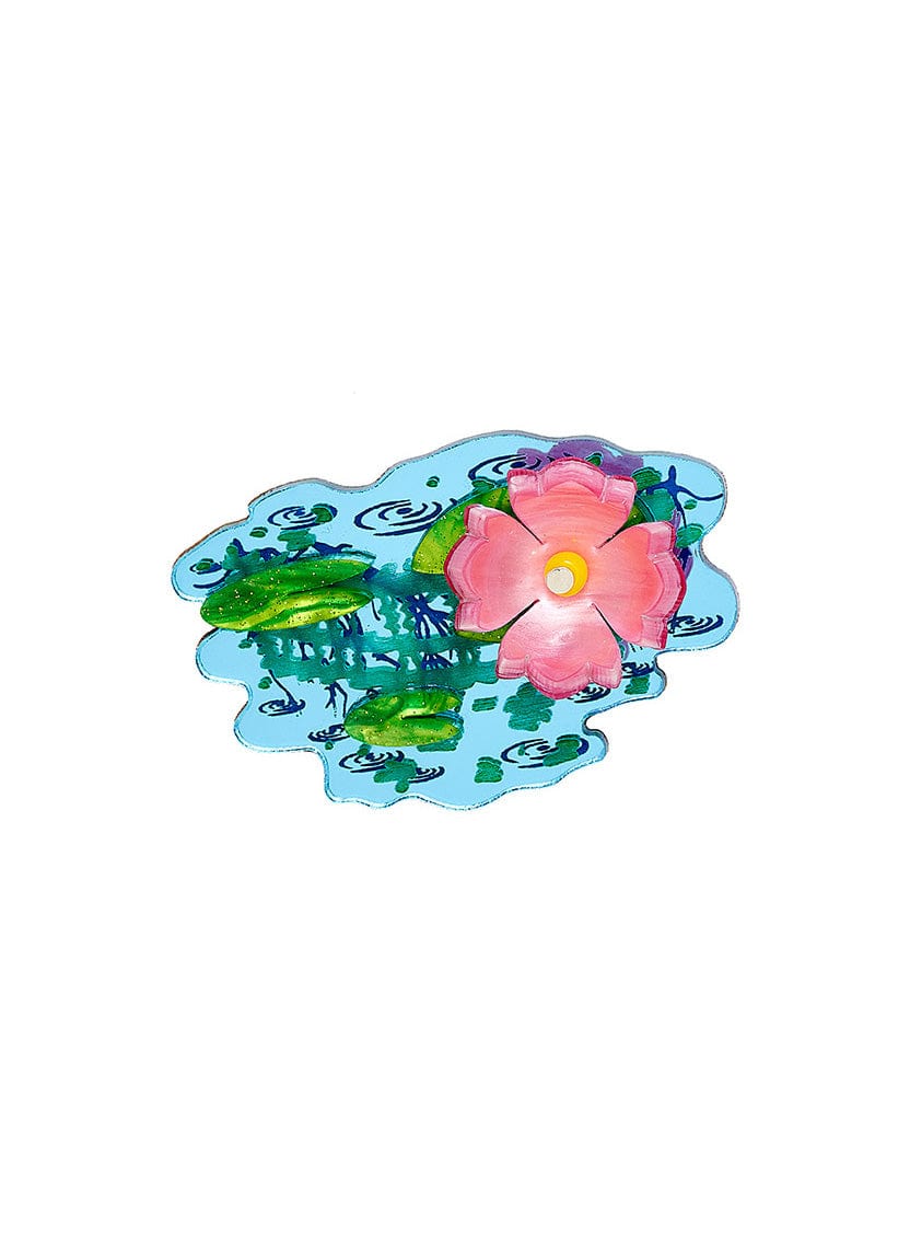 Tatty Devine Water Lily Pond Brooch