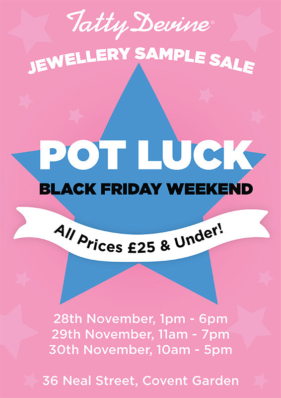 Pot Luck Sample Sale.