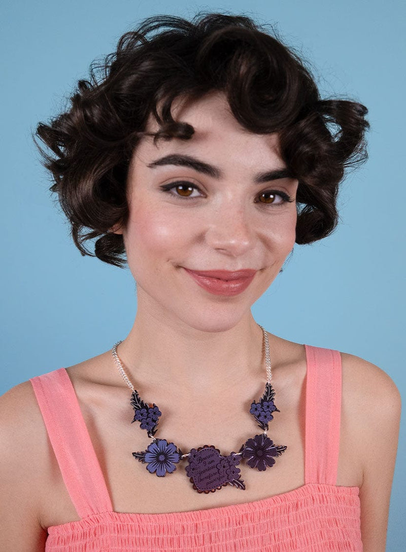 Tatty Devine Whitby Jet Cameo Link Necklace