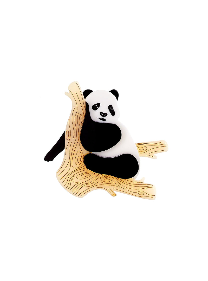 Tatty Devine Wild Panda Brooch