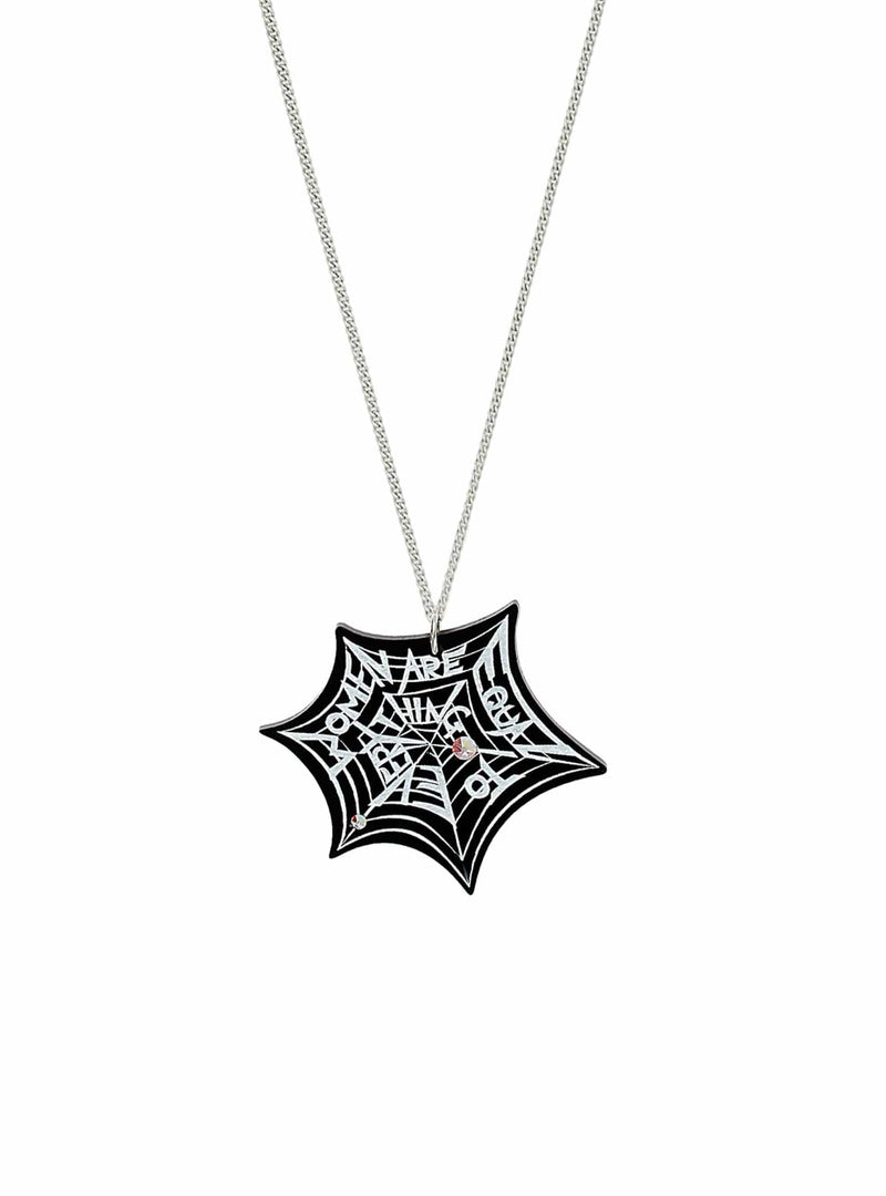 Tatty Devine X Fawcett Society Women Are Equal Web Necklace