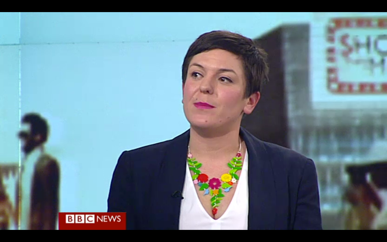 Rosie talks business on BBC News 24