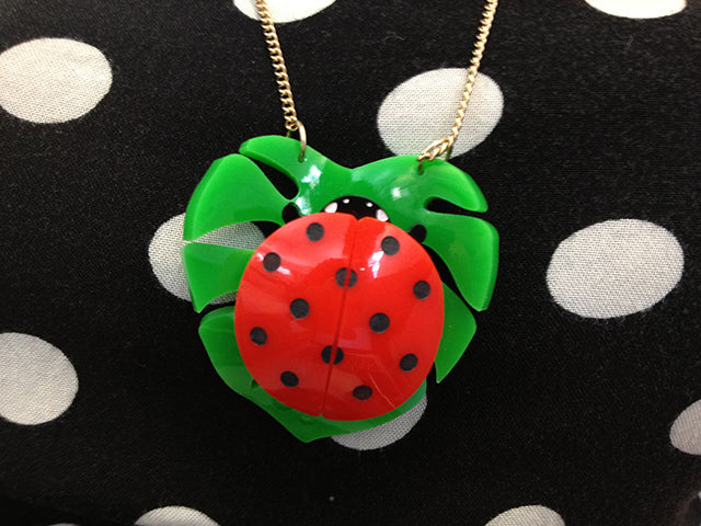 How It's Made: Hot House Ladybird Necklace