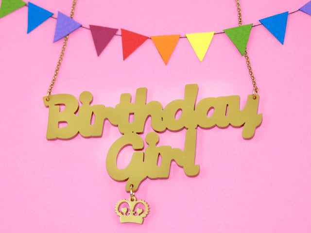 Birthday Girl Name Necklace Giveaway!