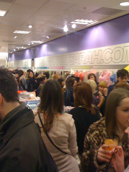 Supermarket Sweep - launch party at Selfridges