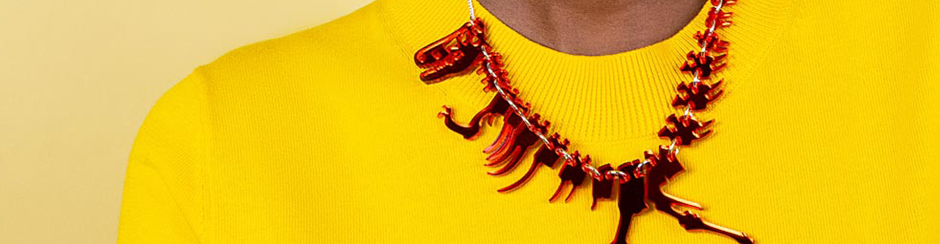 How To Wear A Tatty Devine Dinosaur Necklace