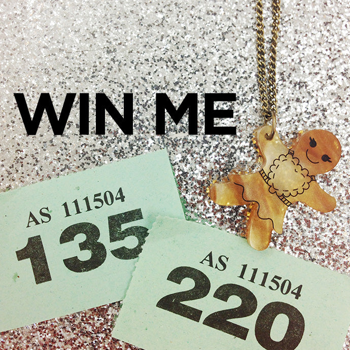 WIN AN EXCLUSIVE GINGERBREAD NECKLACE IN OUR TOMBOLA