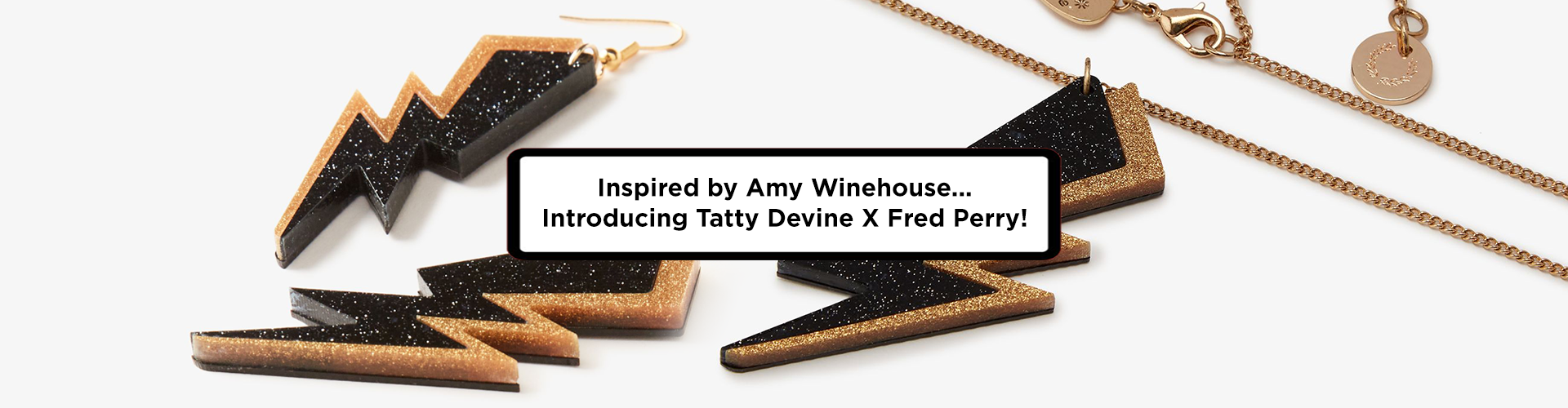 Inspired by Amy Winehouse...Introducing Tatty Devine X Fred Perry!