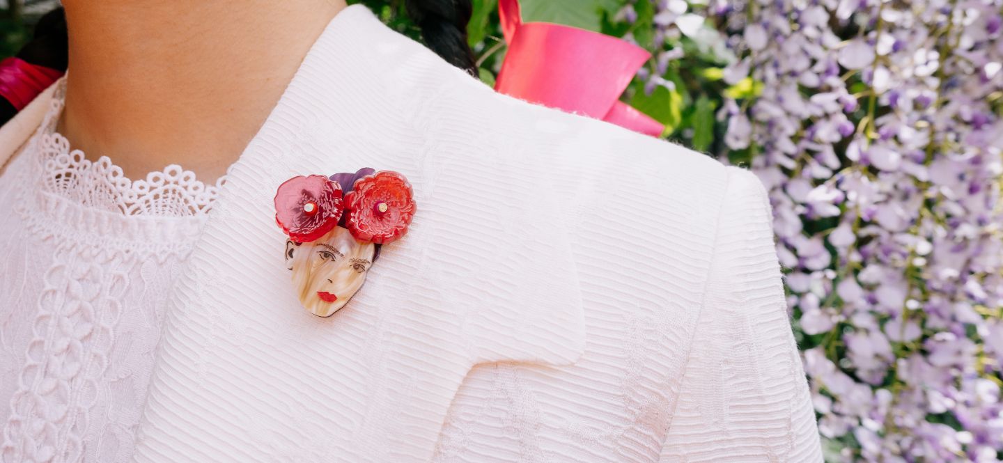 Frida Kahlo Brooch - from Tatty Devine X Frida Kahlo.