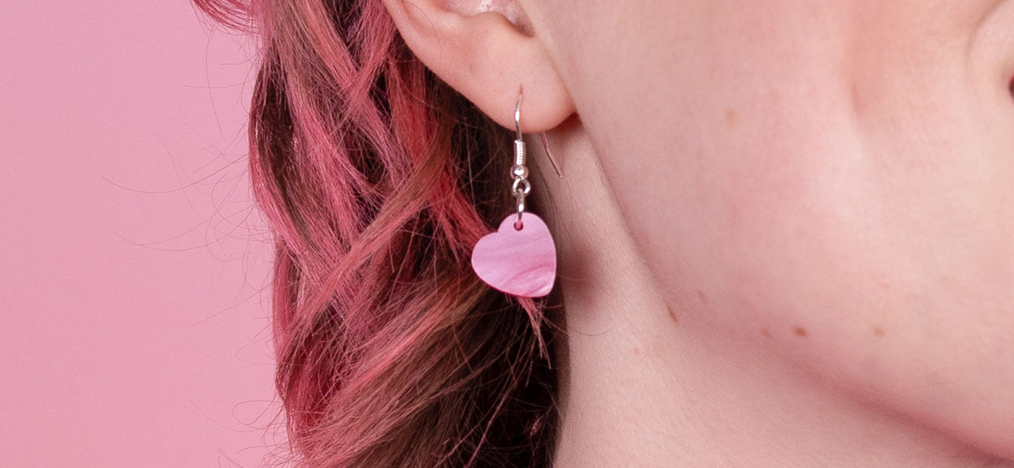Acrylic Charm Earrings