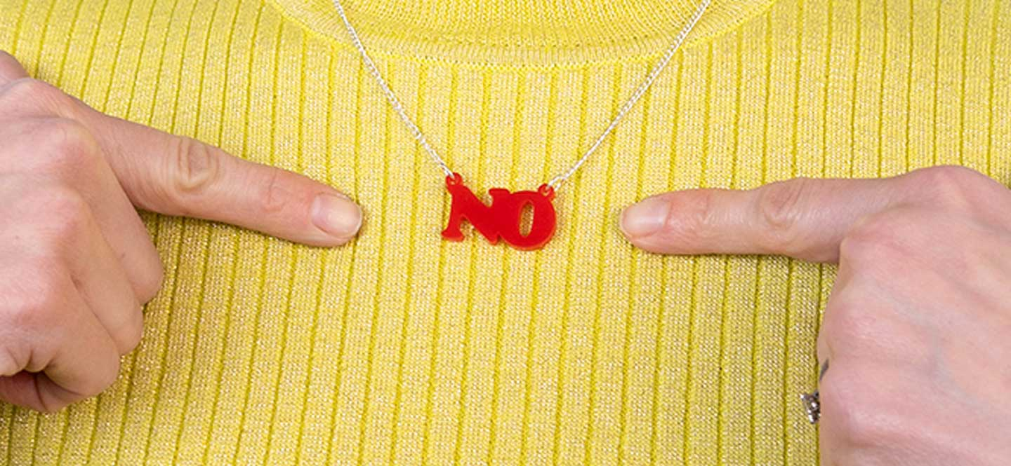 No Necklace - Word Jewellery