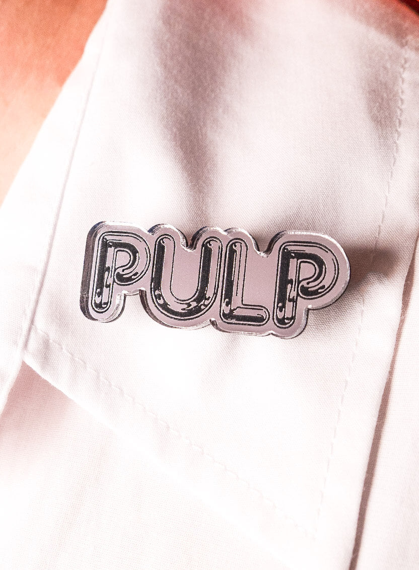 Tatty Devine x Pulp Pulp Brooch - Mirror
