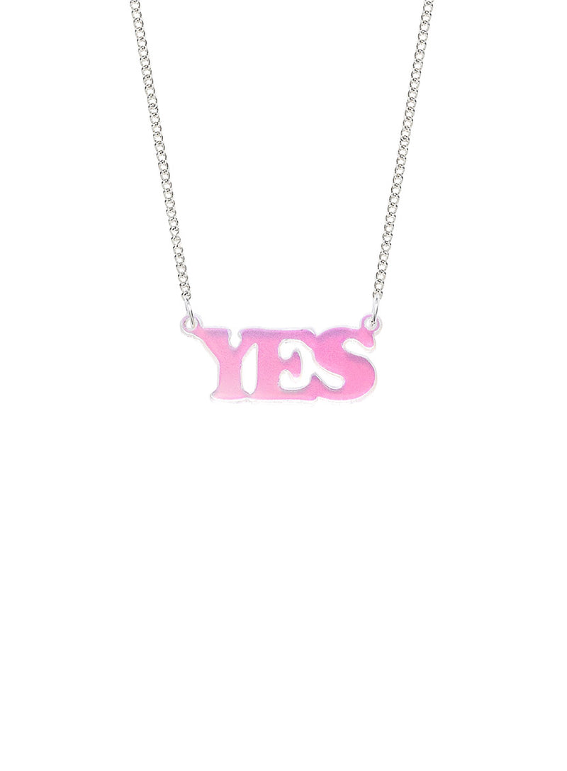 Yes Necklace - Iridescent