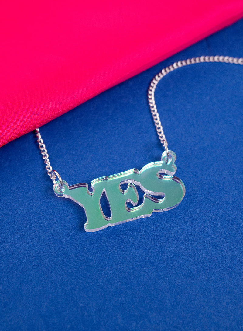 Yes Necklace - Iridescent