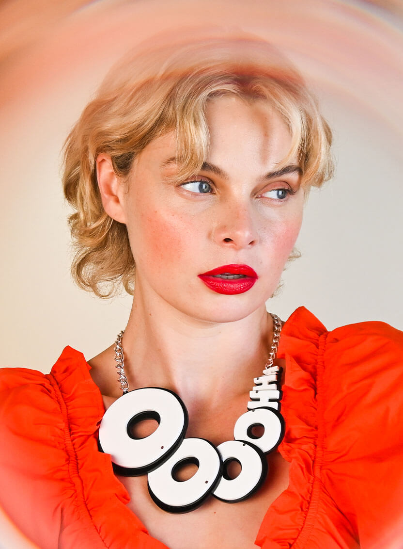 Tatty Devine Ooohhh Necklace - Recycled Acrylic Statement