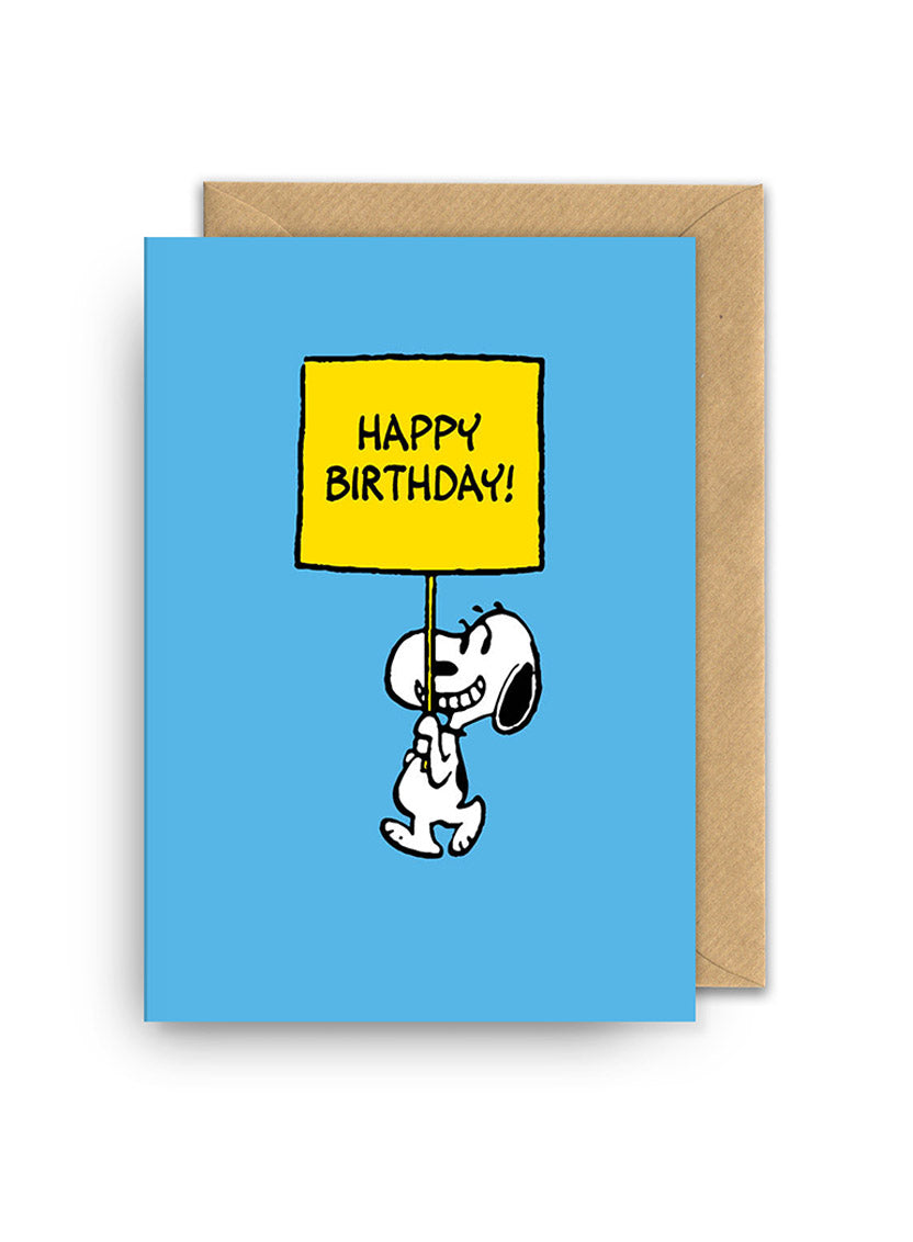 Snoopy Birthday Card
