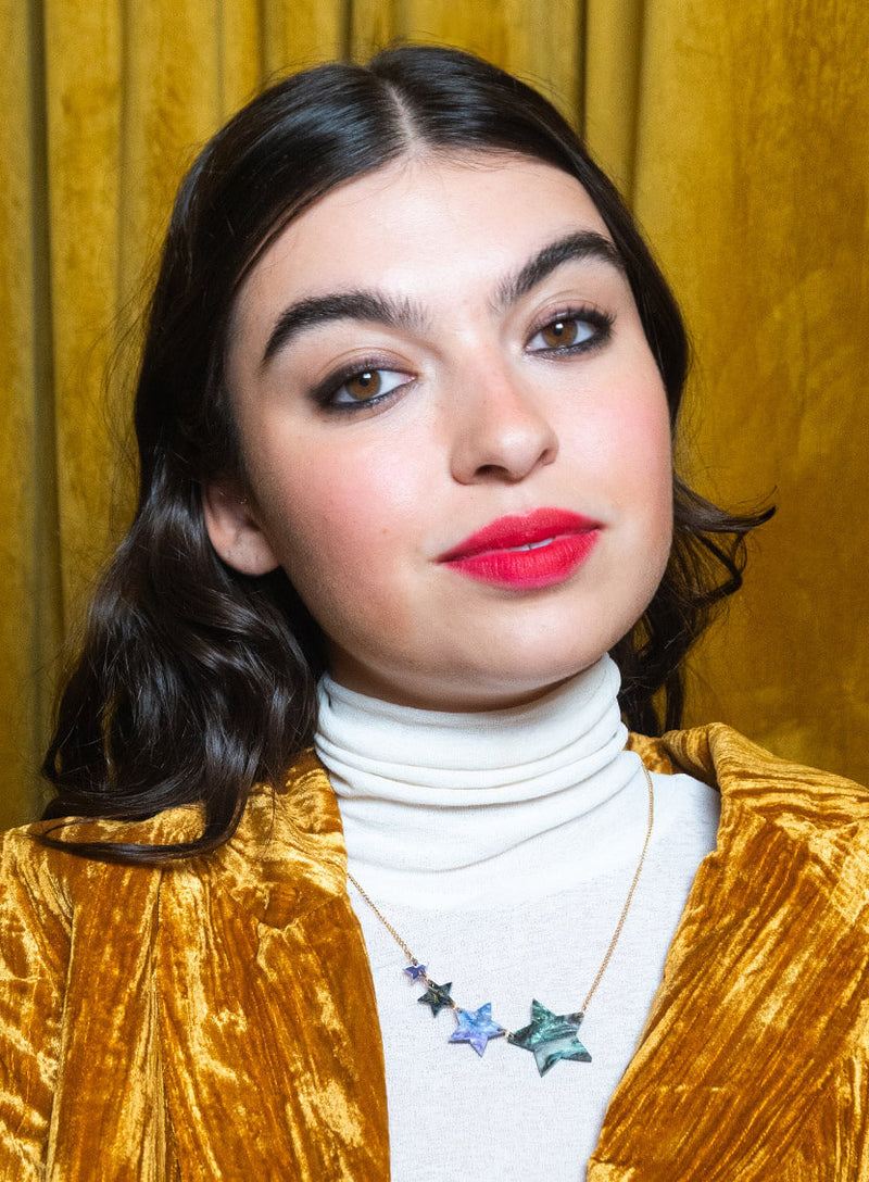 Shooting Star Neckace - Astrology Pearl