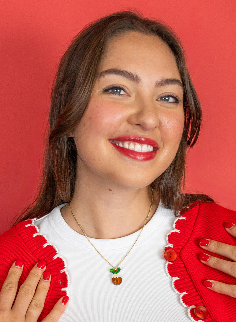 Mini Christmas Pudding Pendant