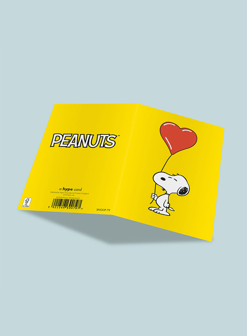 Snoopy Balloon Card