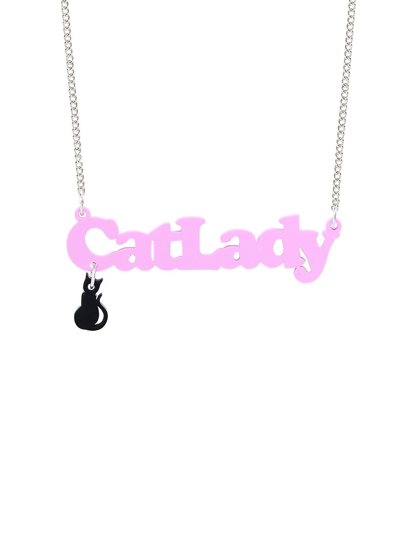 Cat Lady Necklace - Grape