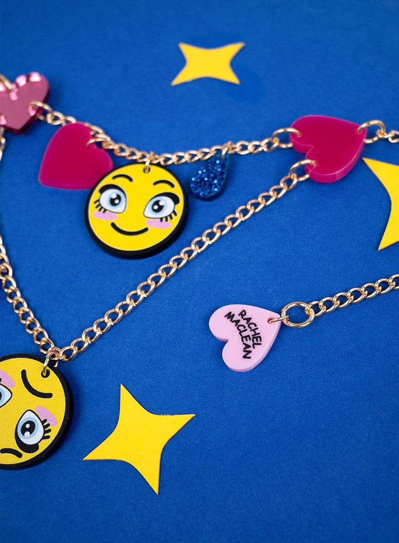 Tatty Devine x Rachel Maclean 2 HAPPY Necklace