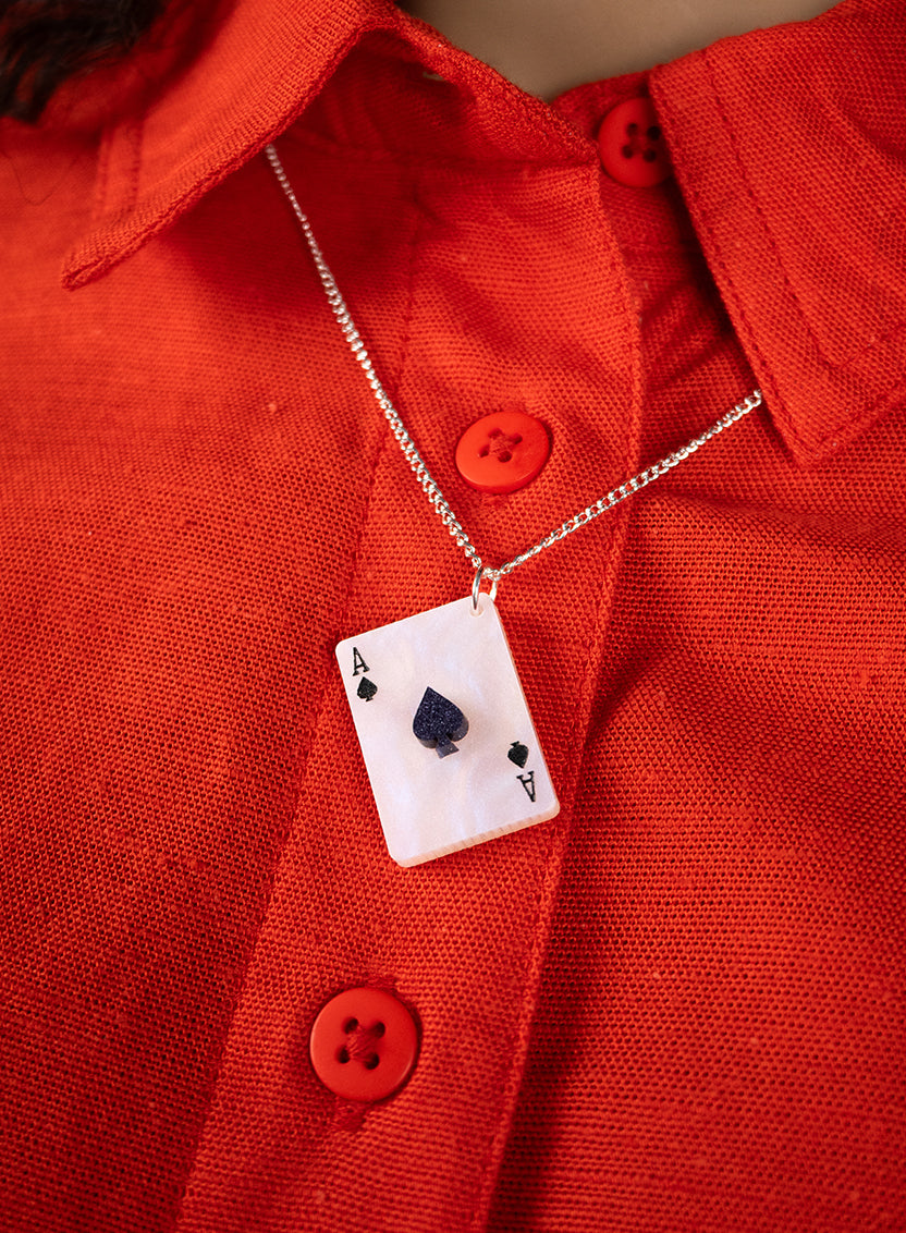 Ace of Spades Pendant