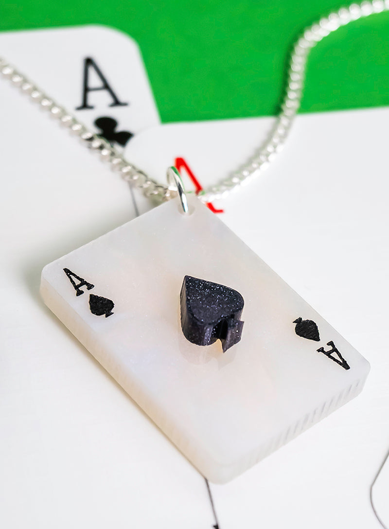 Ace of Spades Pendant