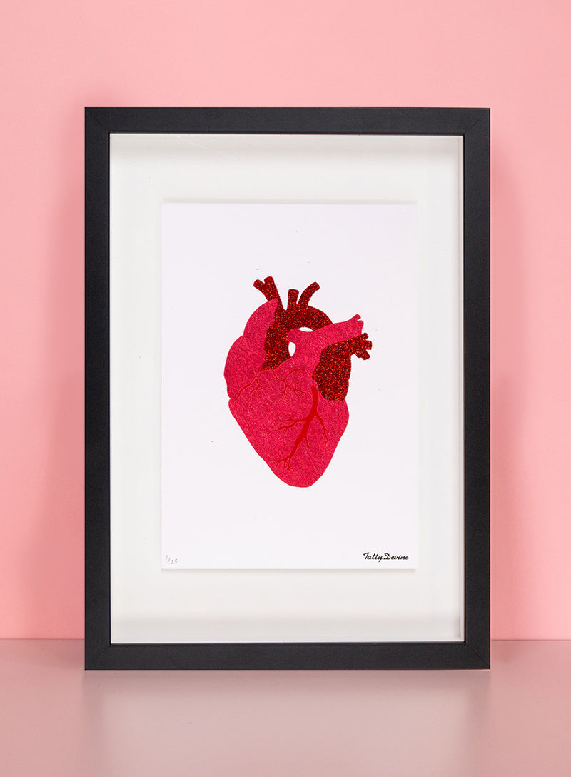 Anatomical Heart Art Print