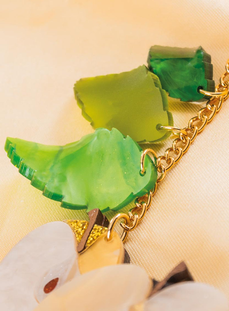 Apple of Discord Necklace Flatlay