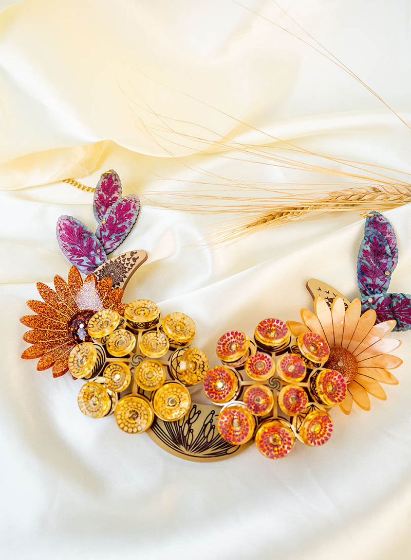 Autumn Flower Spell Necklace