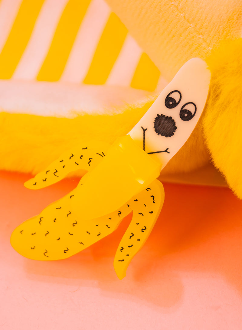 Basil The Banana Brooch