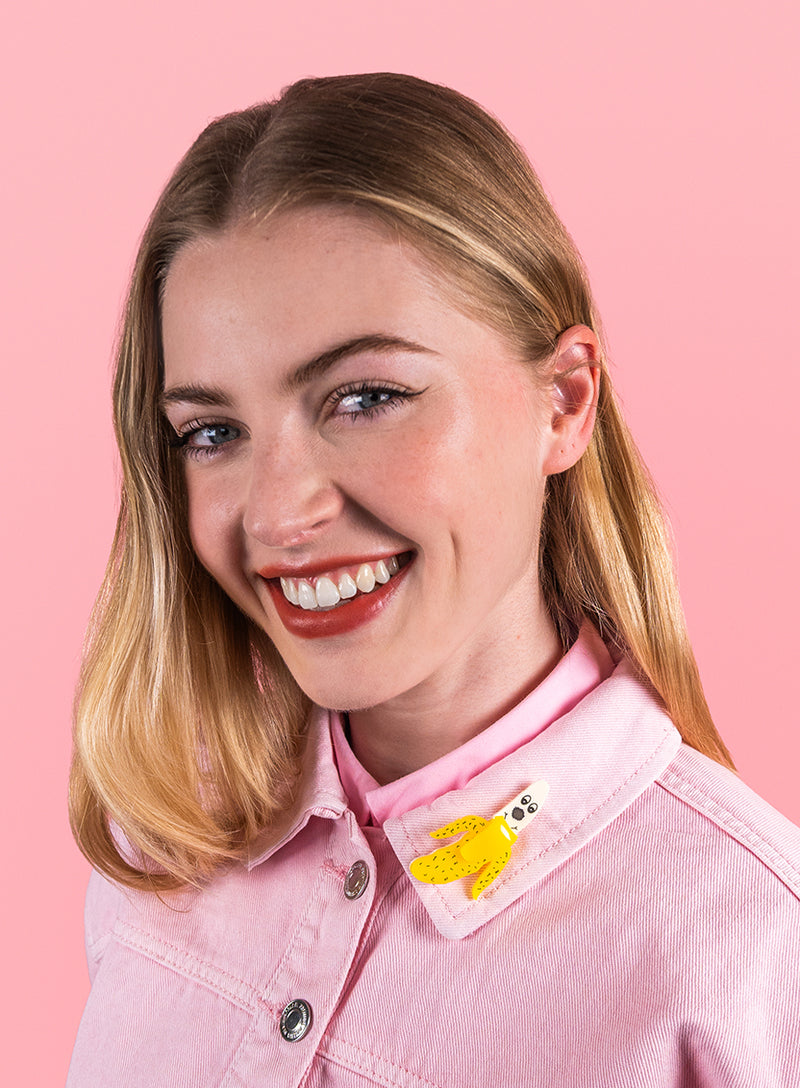 Basil The Banana Brooch