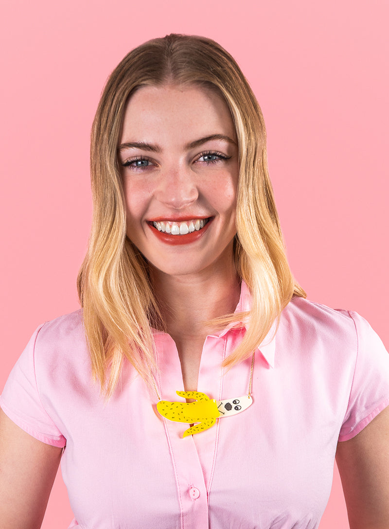 Banana Peel Necklace